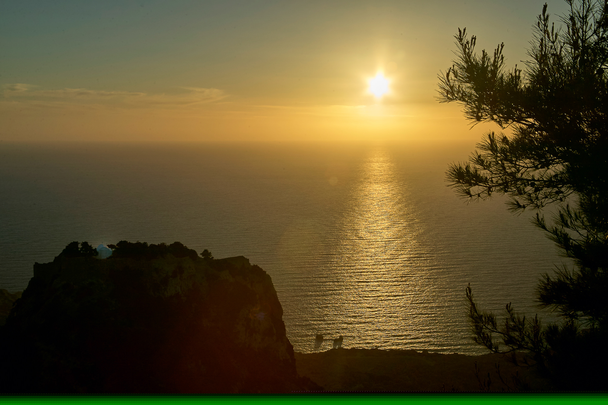 Abendstimmung auf Rhodos, Kritinia Castle
